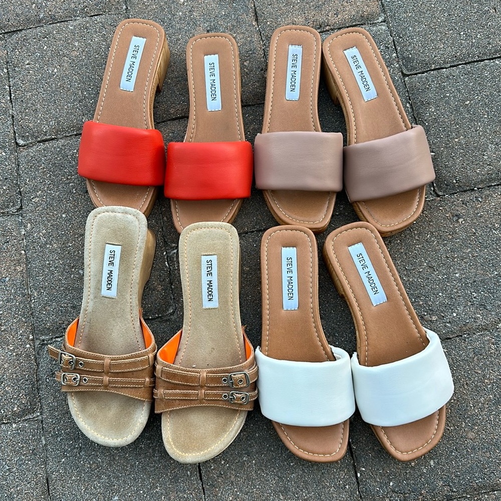 4 pairs of STEVE MADDEN SHOES, size 8